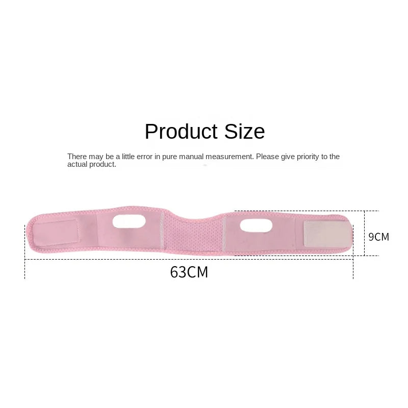 Dimensions de la bande élastique V Line raffermissante pour une utilisation confortable